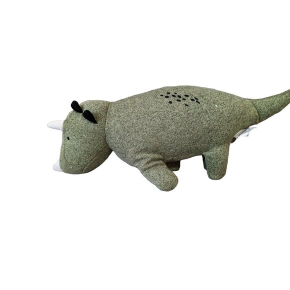 Pillowfort Green Triceratops Dinosaur Plush Toy Stuffed Animal 18" Soft Cuddly K - Picture 4 of 7